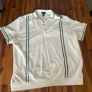Men’s Forever 21 Striped Polo - 2XL